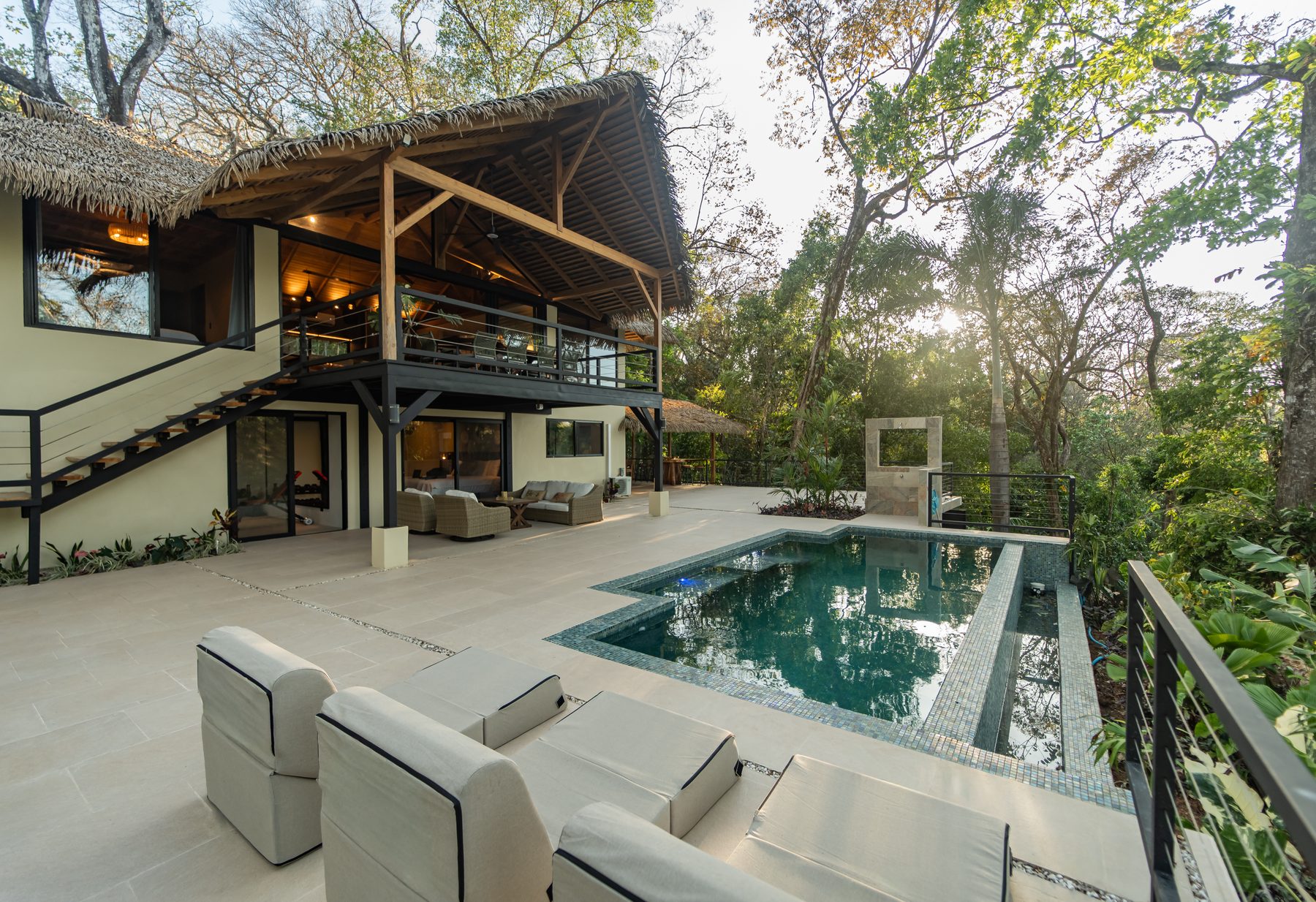 Casa Bali infinity pool and jungle view